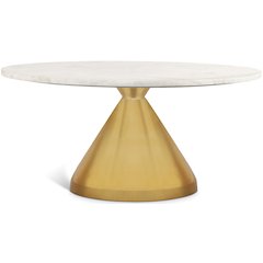 Emery White Marble Coffee Table