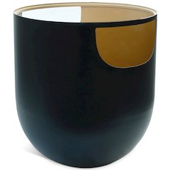 Doma Black / Gold End Table