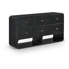 Parker Black Ash Veneer Dresser