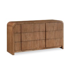 Fluted Walnut Dresser