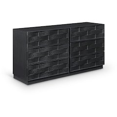 Weave Black Dresser