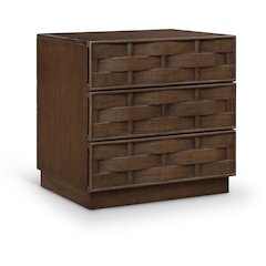 Weave Brown Night Stand