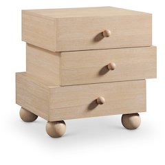 Askew Natural Night Stand
