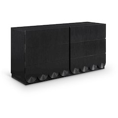 Scallop Black Dresser