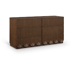 Scallop Brown Dresser