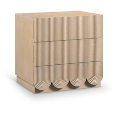 Scallop Natural Night Stand