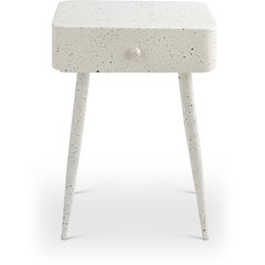 Rylan White Iron Night Stand