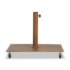 Belize Teak Steel Patio Umbrella Base