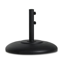 Cozumel Matte Black Steel Patio Umbrella Base