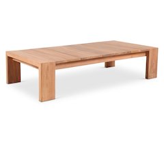 Tulum Natural Teak Outdoor Coffee Table