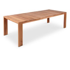 Tulum Natural Teak Outdoor Patio Dining Table