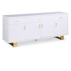 Excel White Lacquer Sideboard/Buffet