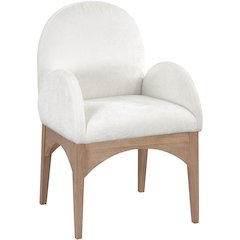 Waldorf Cream Chenille Fabric Dining Chair