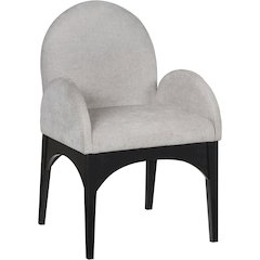 Waldorf Grey Chenille Fabric Dining Chair