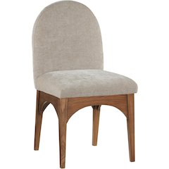 Waldorf Beige Chenille Fabric Dining Chair