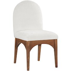 Waldorf Cream Chenille Fabric Dining Chair