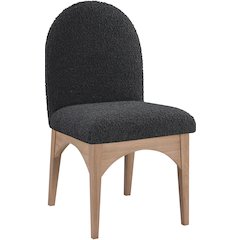 Waldorf Black Boucle Fabric Dining Chair