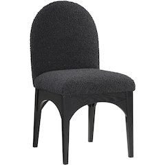 Waldorf Black Boucle Fabric Dining Chair