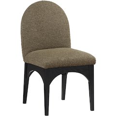 Waldorf Olive Boucle Fabric Dining Chair