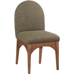 Waldorf Olive Boucle Fabric Dining Chair