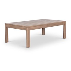 Newport Natural Acacia Wood Outdoor Patio Coffee Table