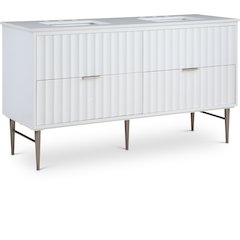 Modernist White Bathroom Vanity