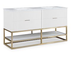 Monad White Bathroom Vanity