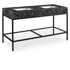 Marmo Black Engineered Marble Bathroom Vanity