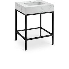 Marmo White Engineered Marble Bathroom Vanity