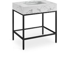 Marmo Black Engineered Marble Bathroom Vanity