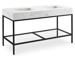 Marmo White Engineered Marble Bathroom Vanity