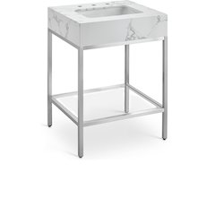 Marmo White Engineered Marble Bathroom Vanity