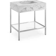 Marmo White Engineered Marble Bathroom Vanity