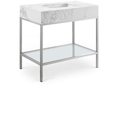 Marmo White Engineered Marble Bathroom Vanity