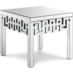 Aria Mirrored End Table