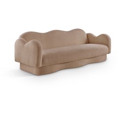 Bloom Beige Teddy Fabric Sofa