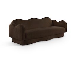 Bloom Brown Teddy Fabric Sofa
