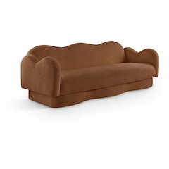 Bloom Saddle Teddy Fabric Sofa