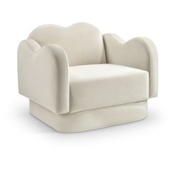 Bloom Cream Velvet Chair