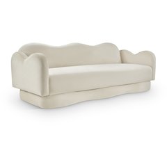 Bloom Cream Velvet Sofa