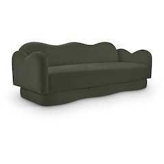 Bloom Green Velvet Sofa