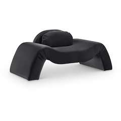 Austin Black Velvet Chair