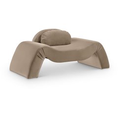 Austin Taupe Velvet Chair
