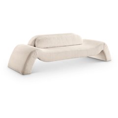 Austin Beige Corduroy Fabric Sofa