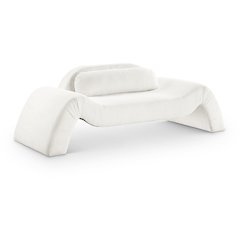 Austin Cream Corduroy Fabric Loveseat