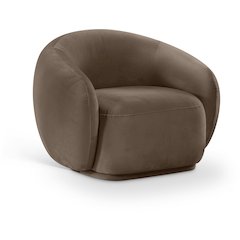 Emery Brown Velvet Chair