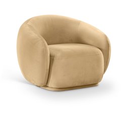 Emery Camel Velvet Chair