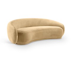 Emery Camel Velvet Sofa