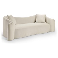 Destin Cream Velvet Sofa