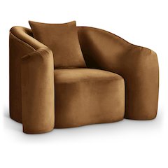 Destin Saddle Velvet Chair